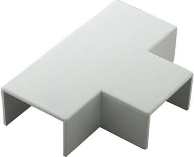 Tower Flat 38mm White Trunking tee