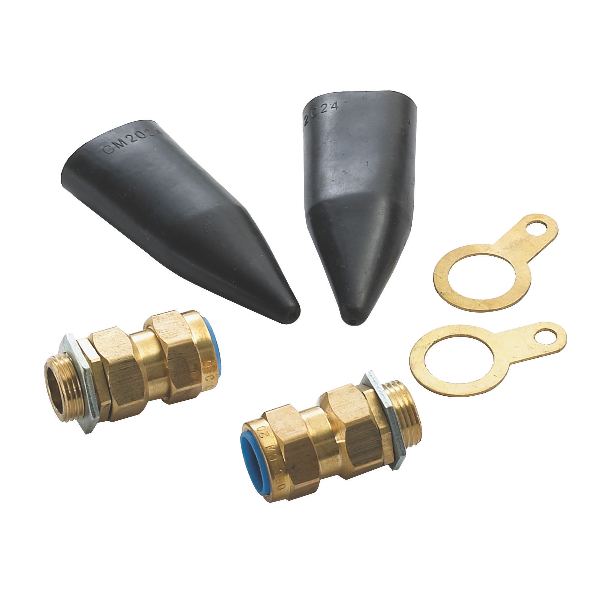 Tower IP66 Black Gland kit, Pack of 2