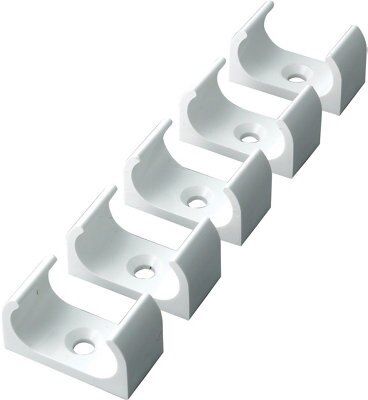 Tower Oval 20mm Conduit clip, Pack of 5