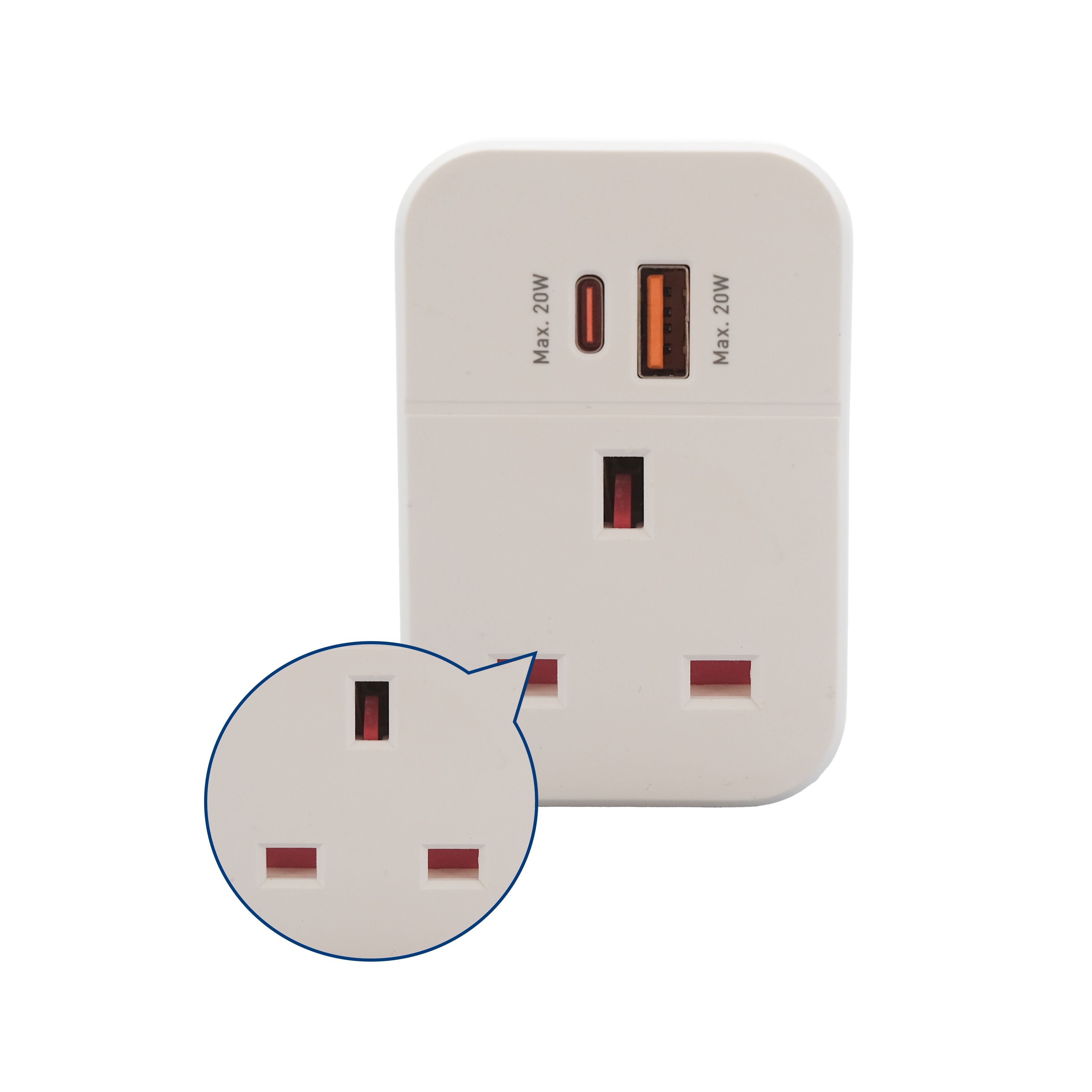 Tower Power Delivery 3A USB adaptor plug