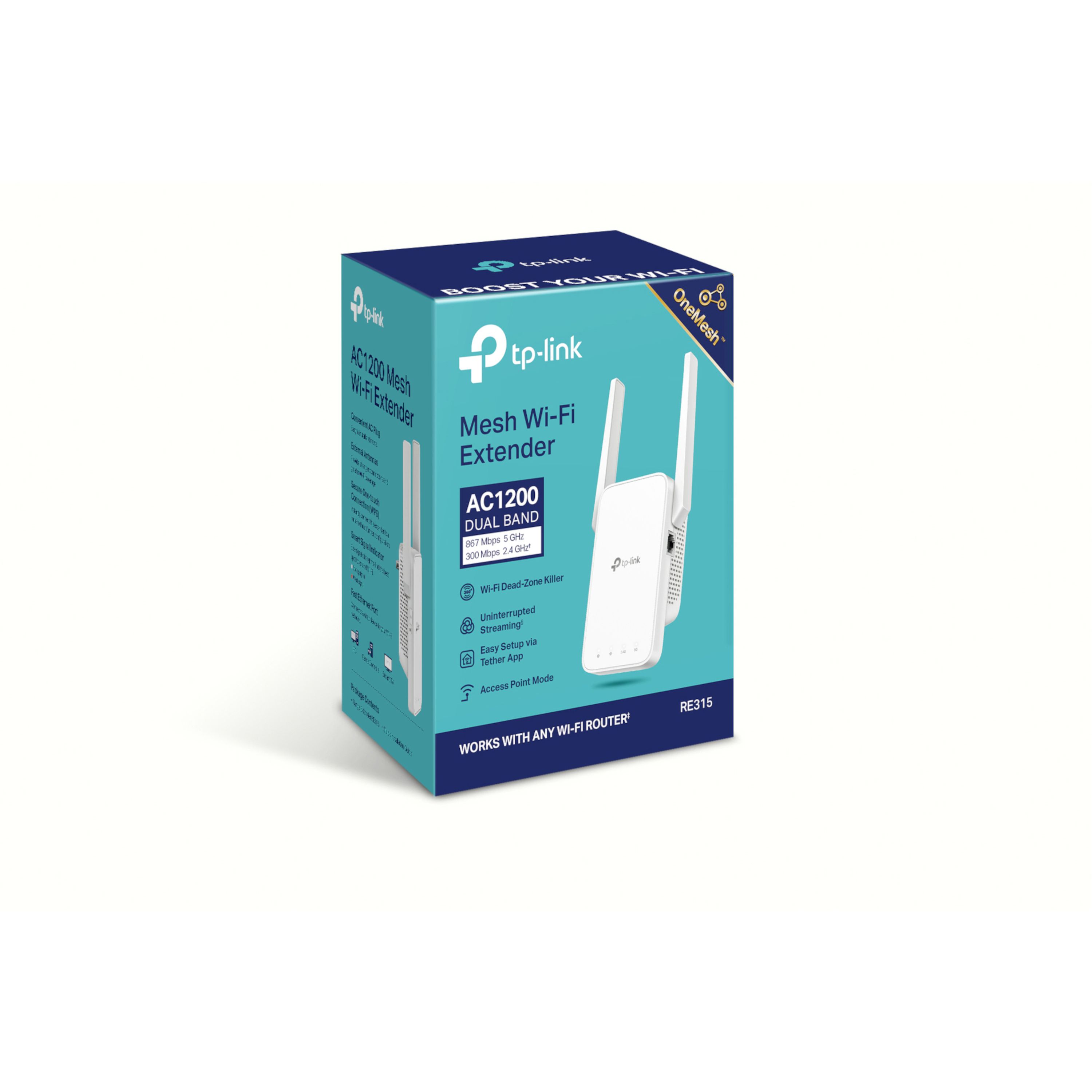 TP Link AC1200 Dual-band Wi-Fi extender