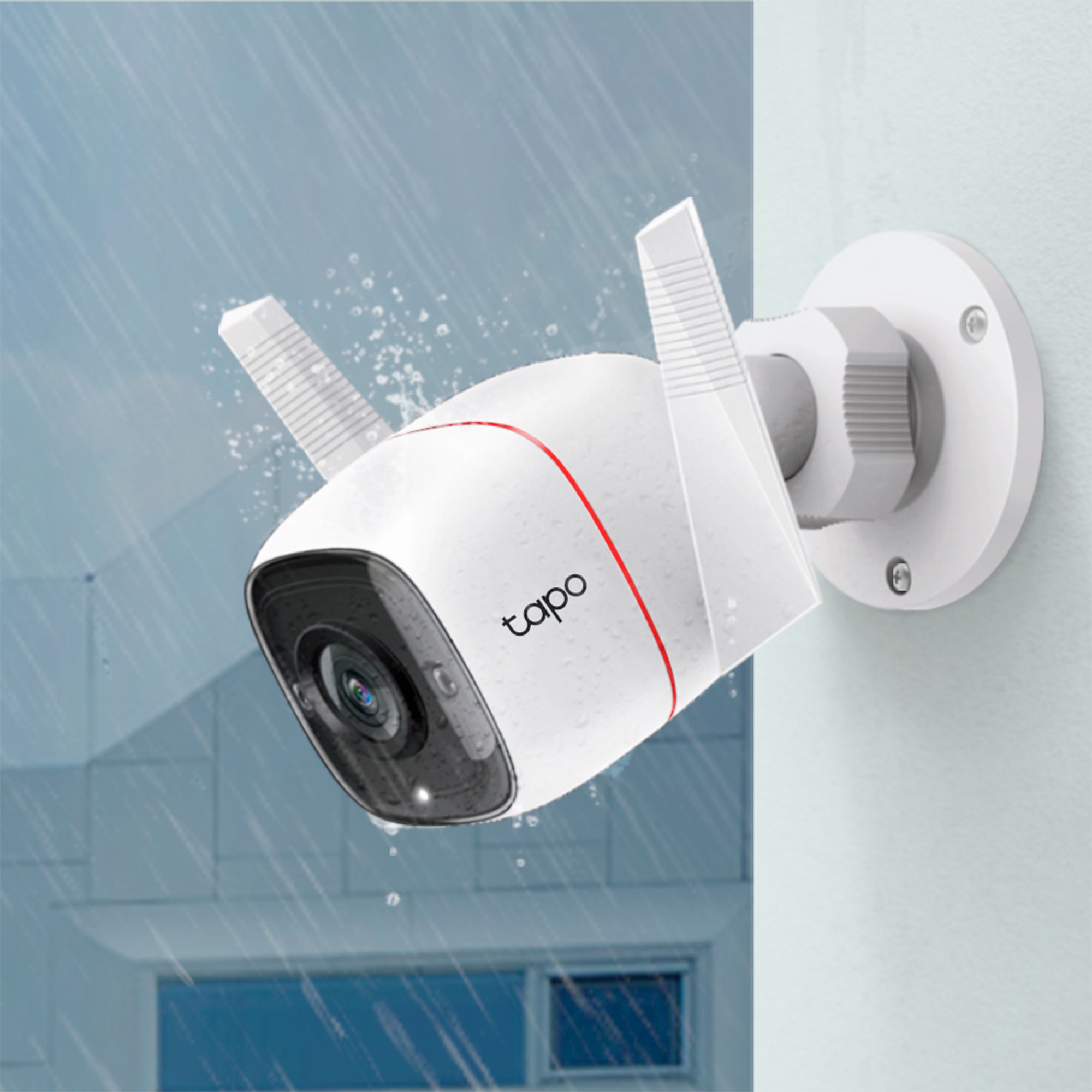 TP-Link Security Camera Tapo C310 Mains-powered All-in-one security system, White