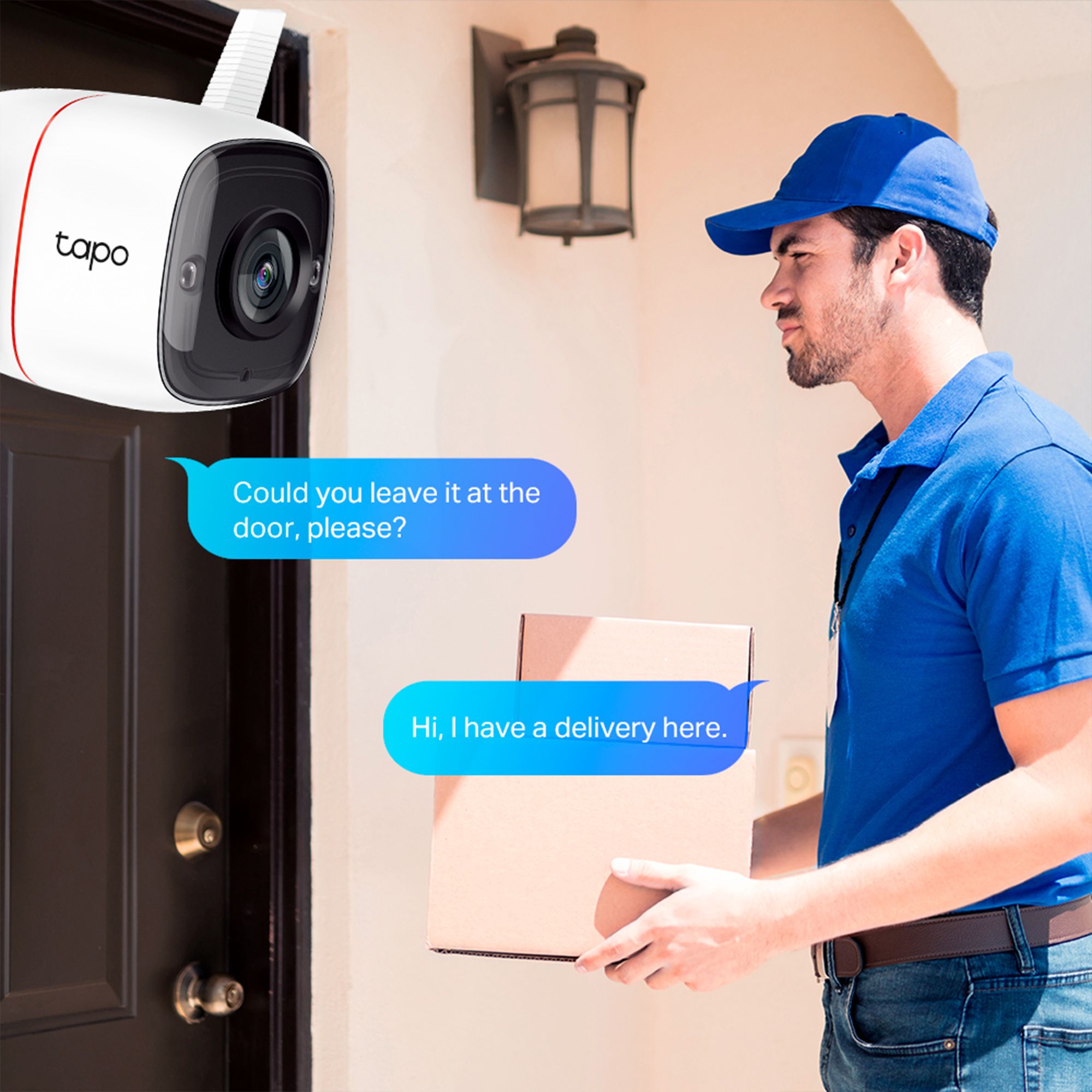 TP-Link Security Camera Tapo C310 Mains-powered All-in-one security system, White