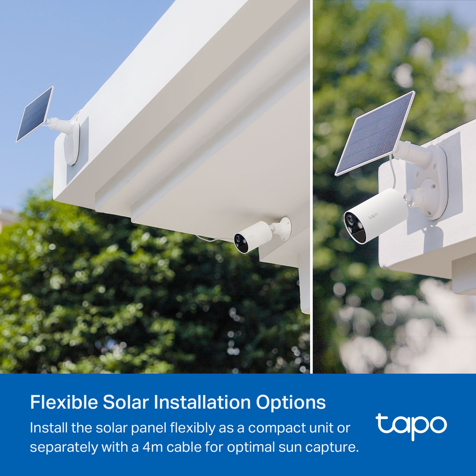 TP-Link Security Camera Tapo C410 KIT Solar-powered All-in-one security system, White