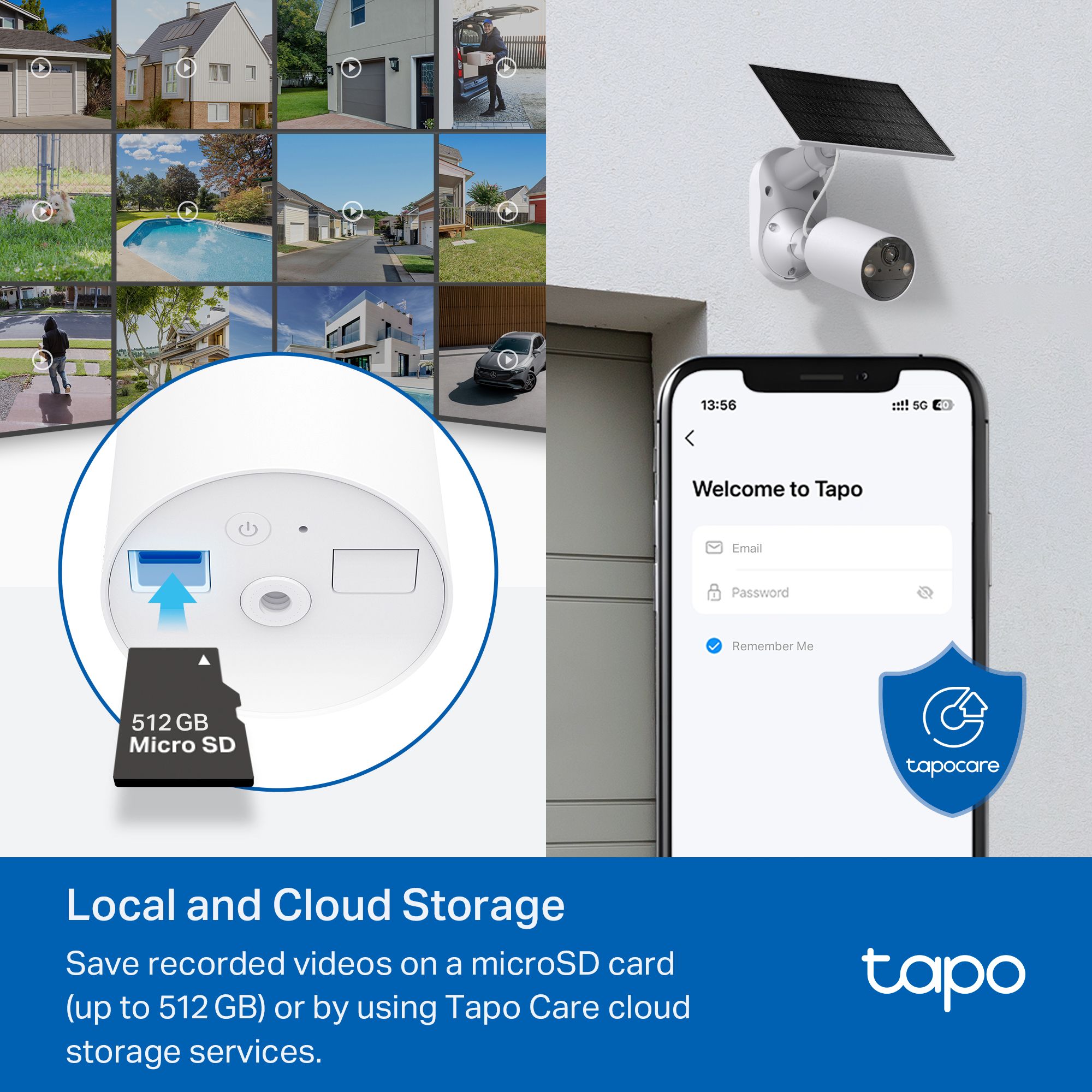 TP-Link Security Camera Tapo C410 KIT Solar-powered All-in-one security system, White