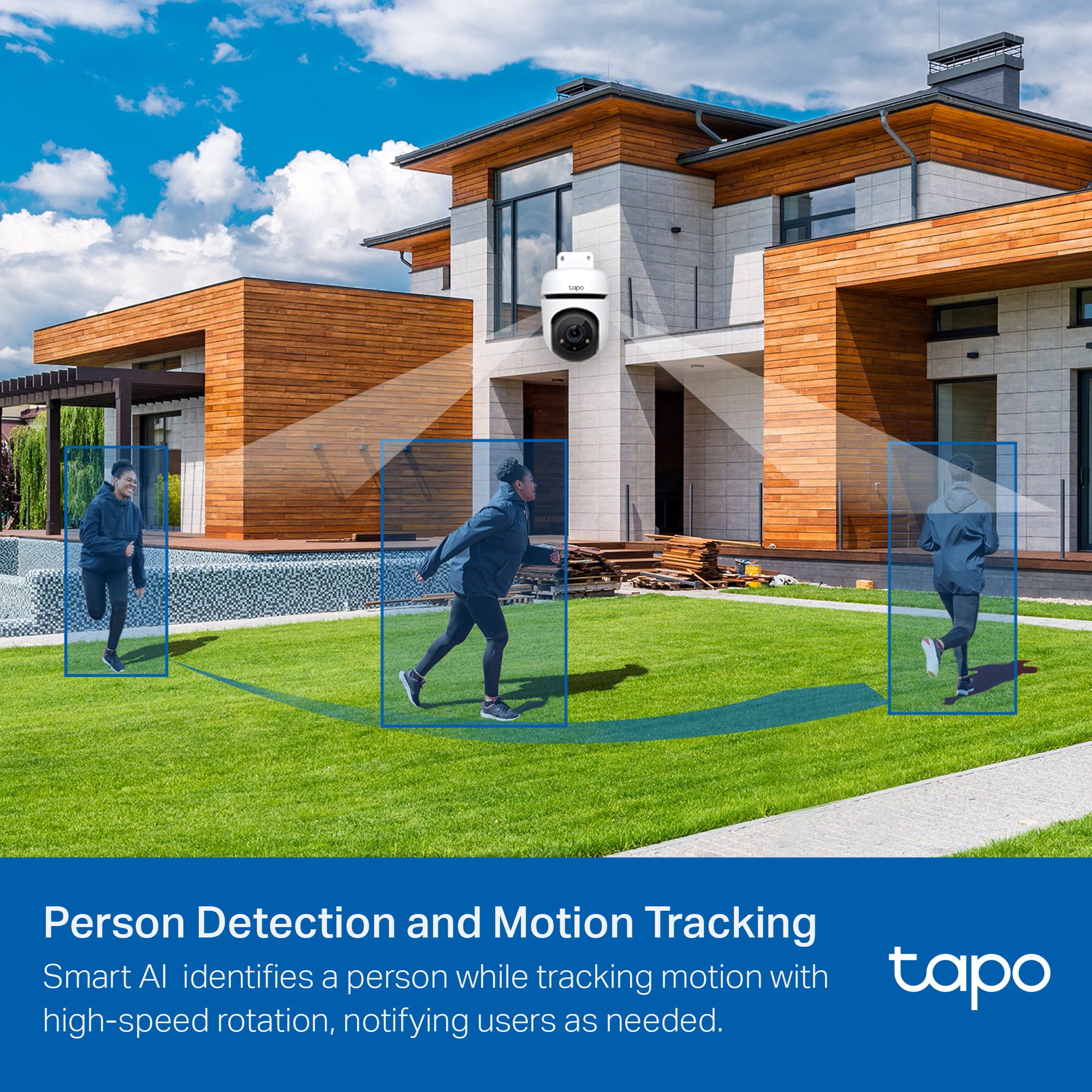 TP-Link Security Camera Tapo C500 Mains-powered All-in-one security system, White