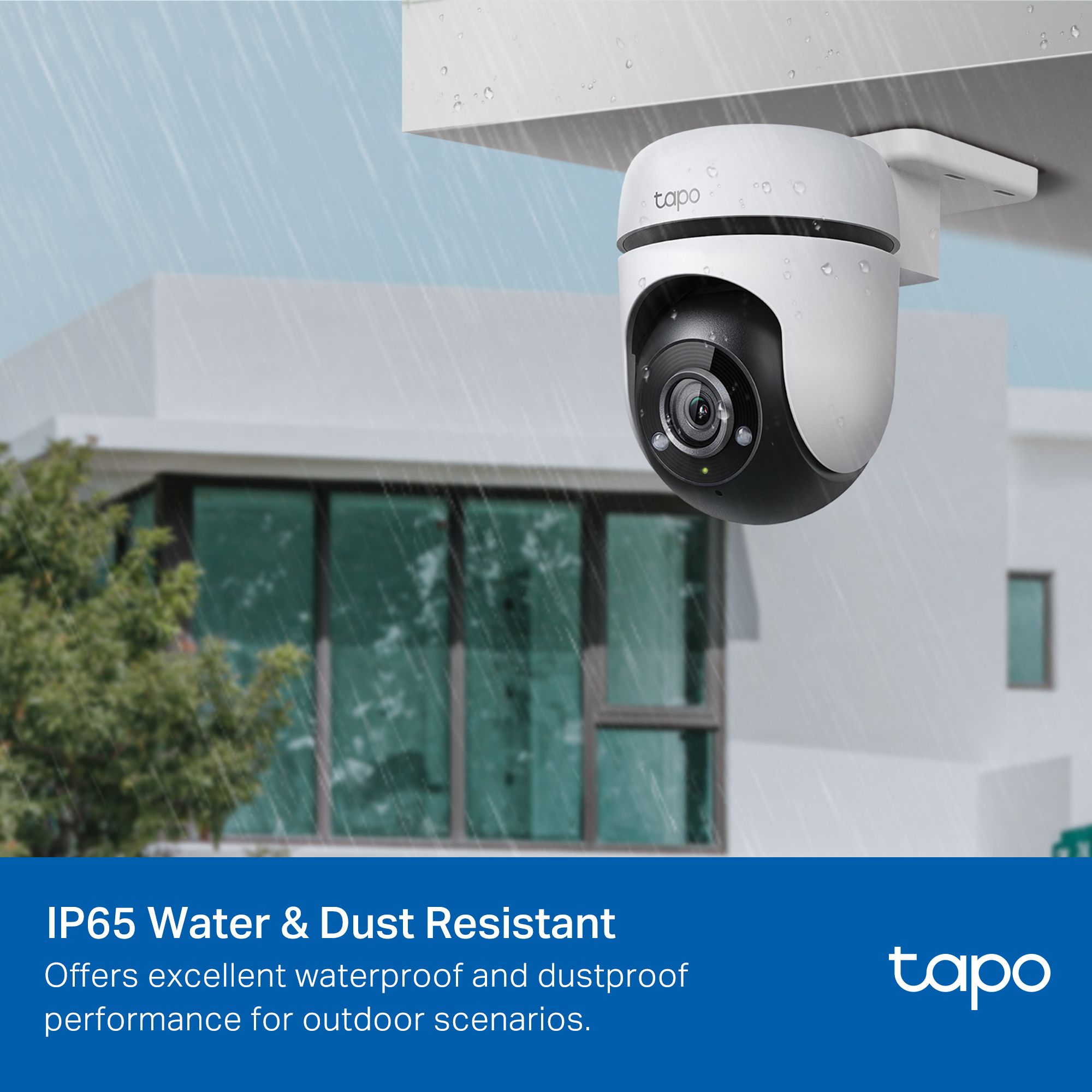 TP-Link Security Camera Tapo C500 Mains-powered All-in-one security system, White