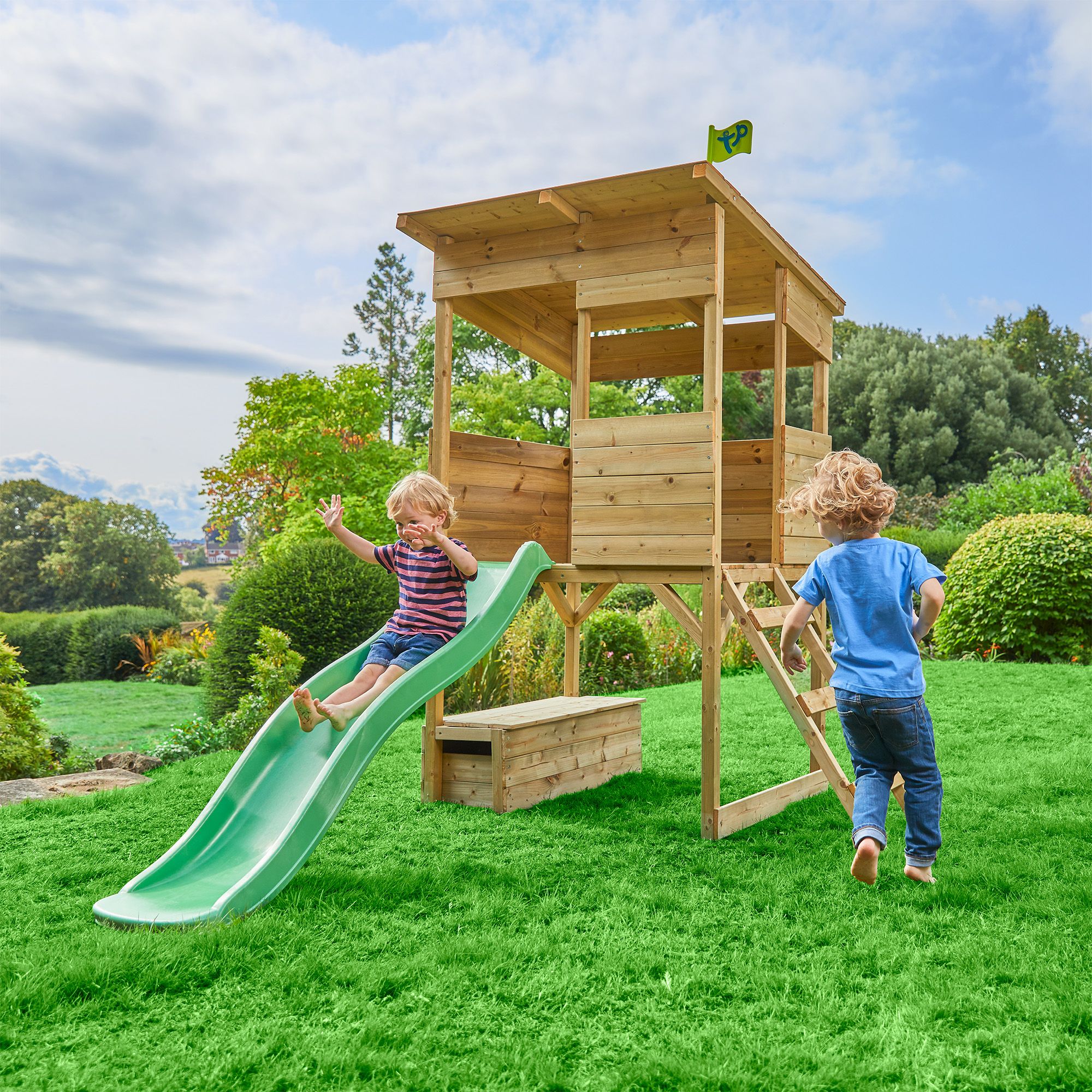 Wooden store multiplay playhouse