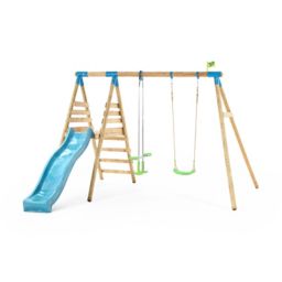 TP Toys Alaska Wooden Swing set & slide