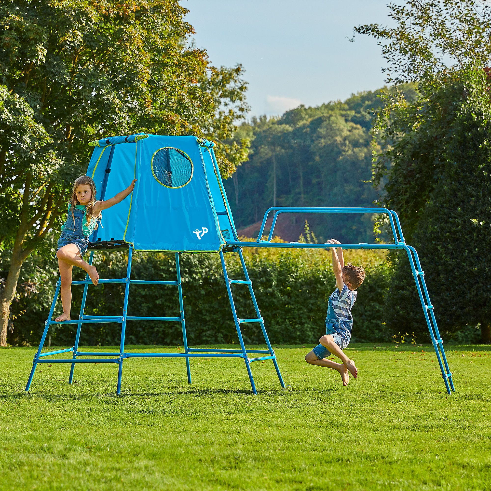 TP Toys Blue Metal Large Climbing frame