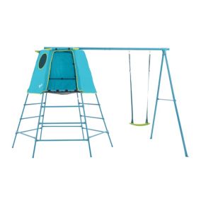 TP Toys Explorer Blue Metal Climbing frame & swing set