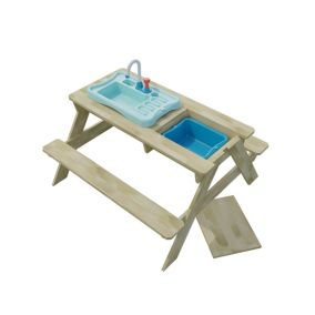 TP Toys Splash & Play Natural Garden Picnic table with Sink