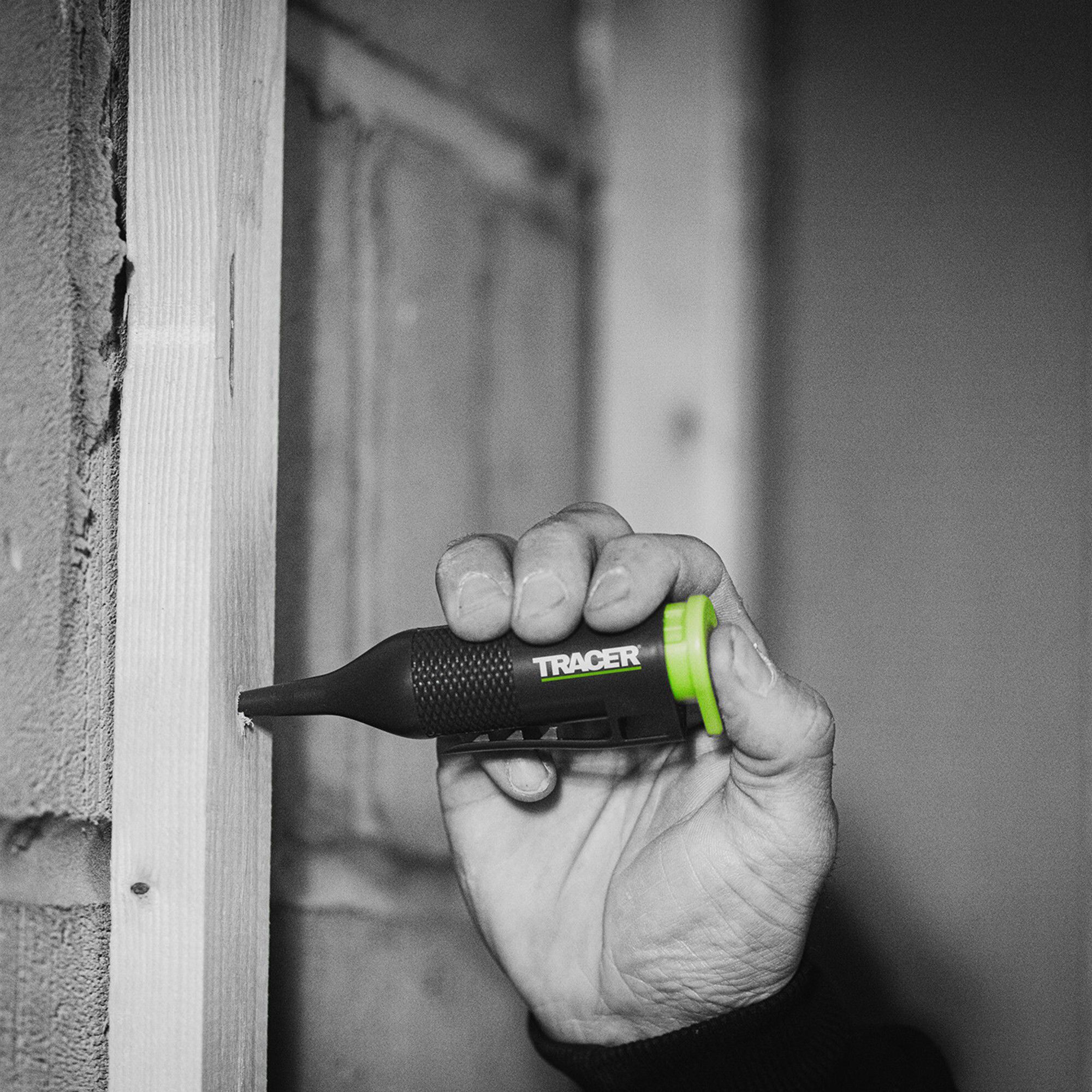 Tracer Grey & green Non-permanent Chalk marking tool 22ml, Set