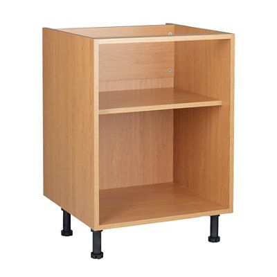 Trade Oak effect Base unit, (W)600mm