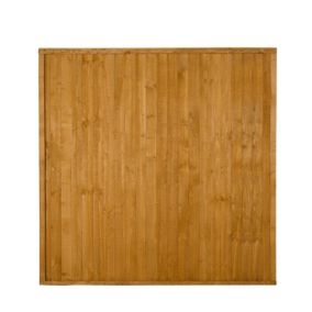 Traditional Closeboard 6ft Wooden Fence panel (W)1.83m (H)1.83m