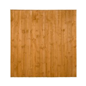 Traditional Feather edge Fence panel (W)1.83m (H)1.85m, Pack of 5