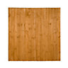 Traditional Feather edge Wooden Fence panel (W)1.83m (H)1.85m, Pack of 5