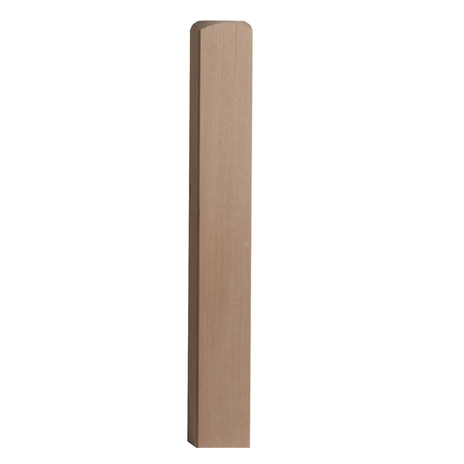 Traditional Hemlock Newel base (H)915mm (W)82mm DIY at B&Q