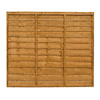 Traditional Lap 5ft Fence panel (W)1.83m (H)1.52m