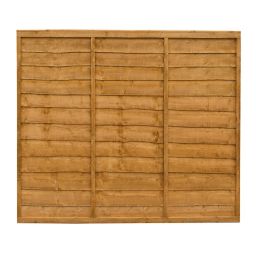 Traditional Lap Fence panel (W)1.83m (H)1.52m