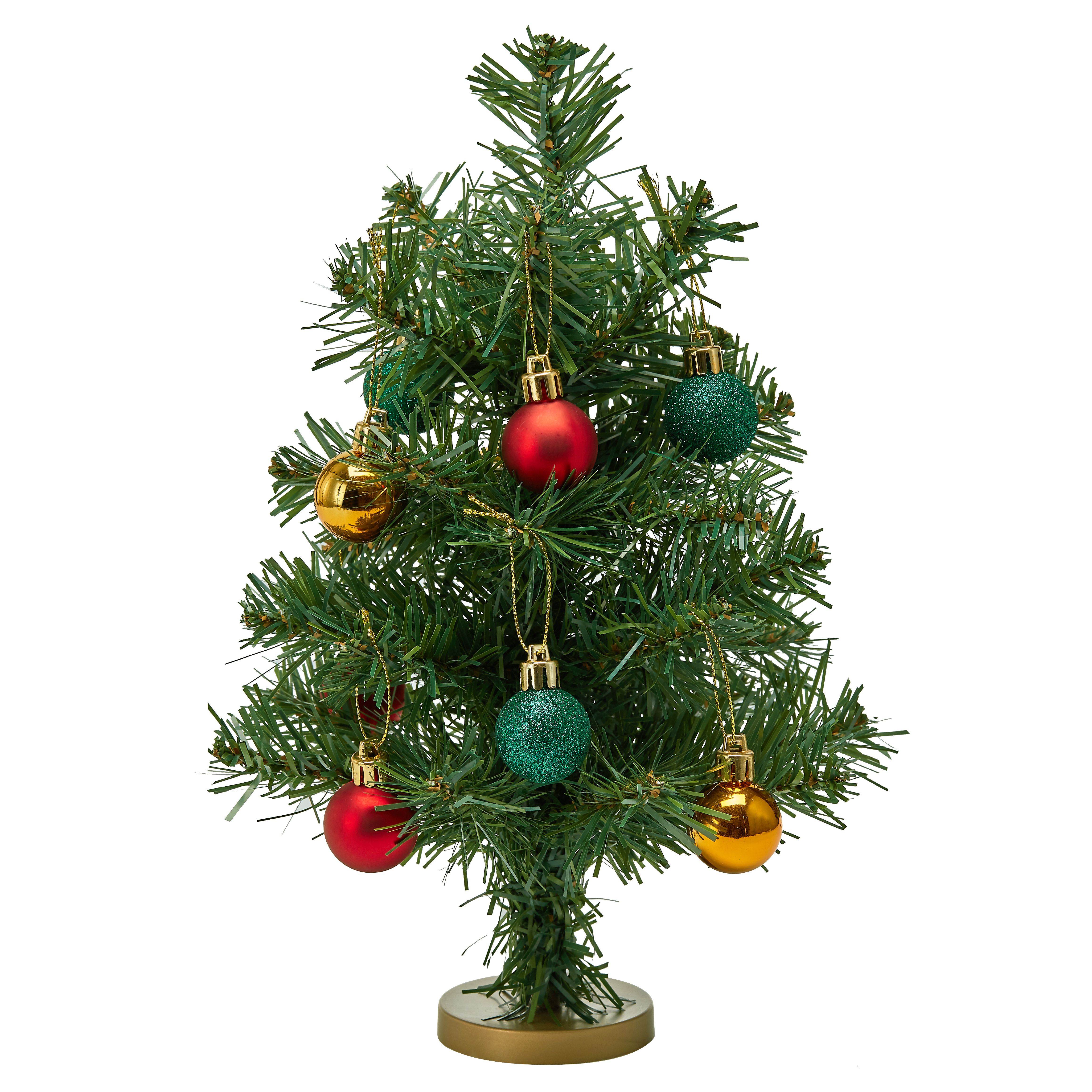 Traditional Mini Green Table top Full Artificial Christmas tree