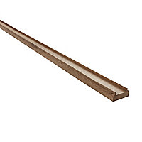 Traditional Natural Oak 41mm Baserail, (L)2.4m (W)62mm