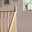 Traditional Pine Turned bottom newel post (H)725mm (W)82mm