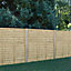 Traditional Pressure treated 5ft Wooden Fence panel (W)1.83m (H)1.52m, Pack of 3