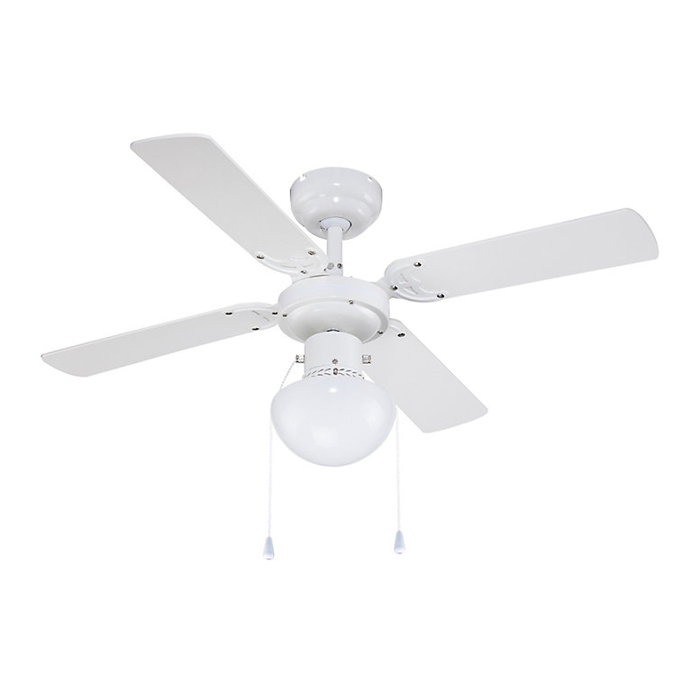Traditional White Ceiling Fan Light, What Is The Red Wire For In A Ceiling Fan Uk