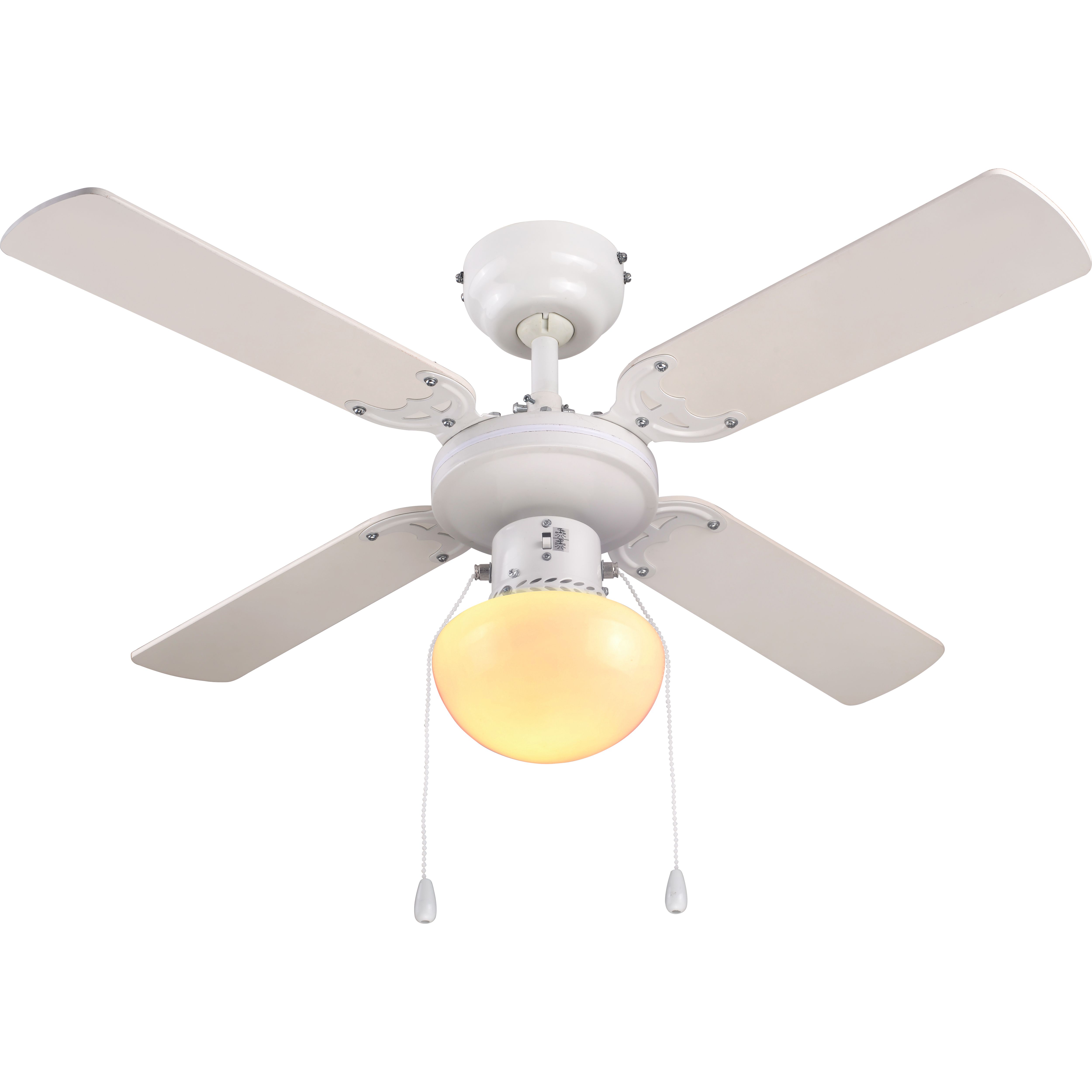 Traditional White Ceiling fan light