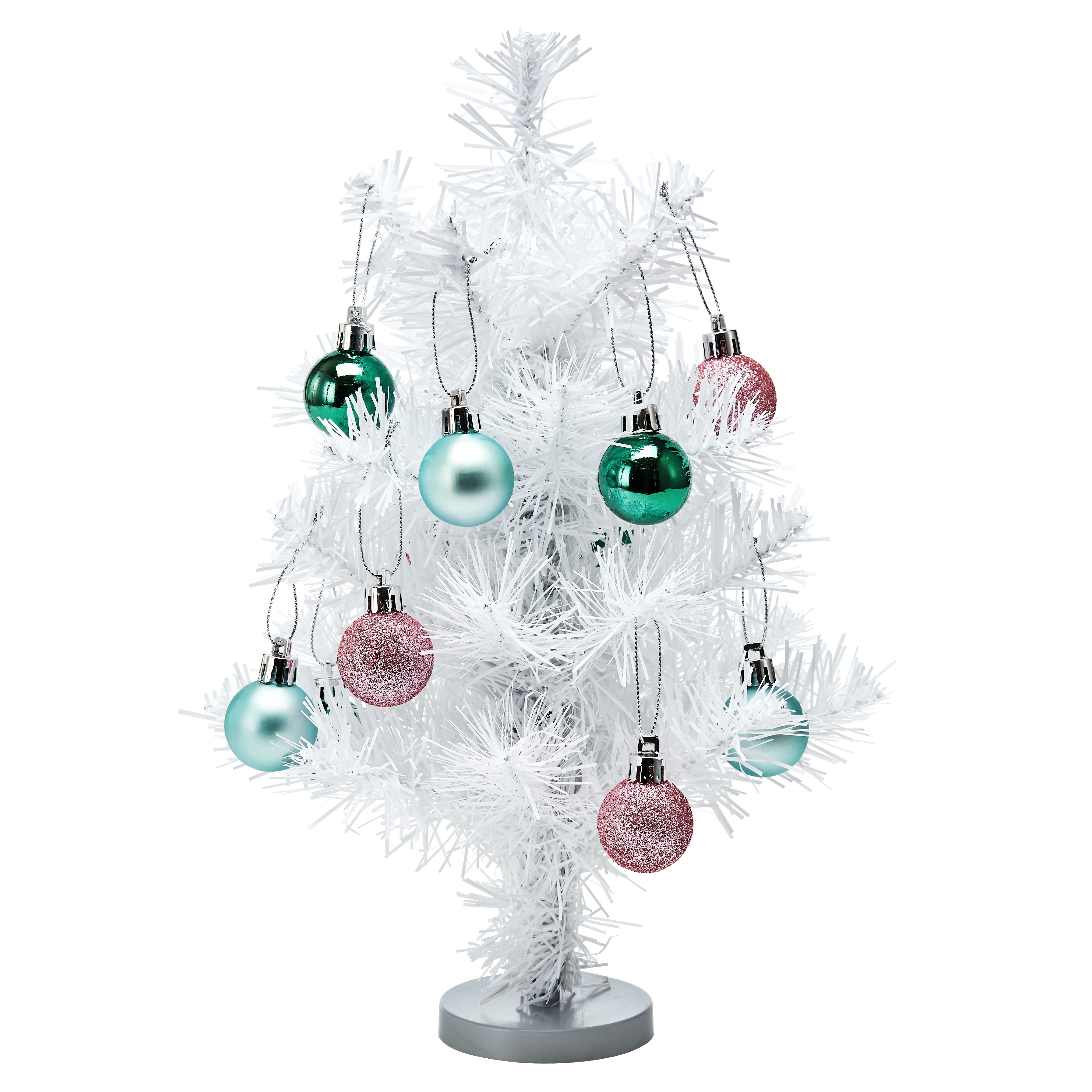 Tradycja Mini White Table top Full Artificial Christmas tree
