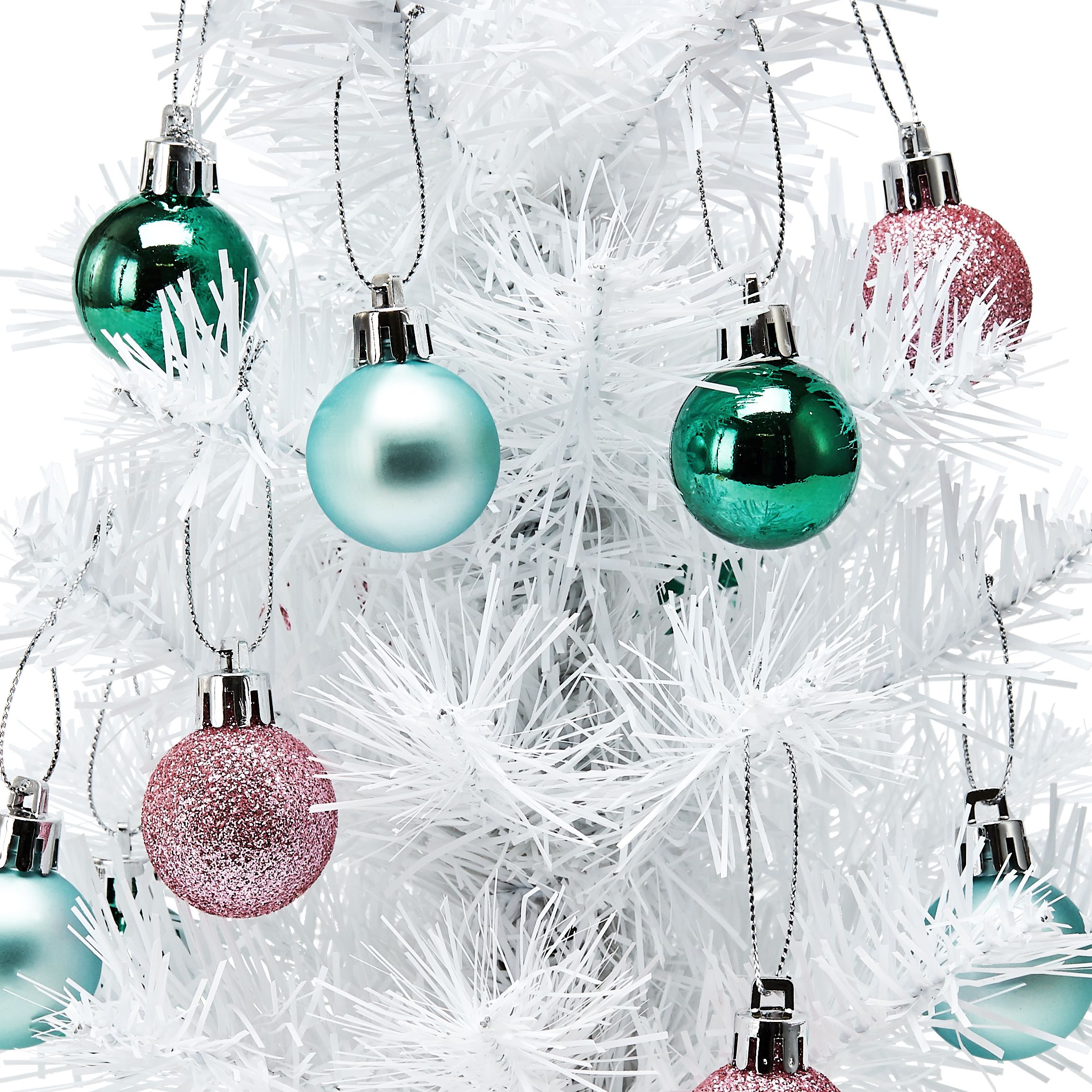 Tradycja Mini White Table top Full Artificial Christmas tree