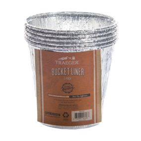 Traeger Aluminium Disposable Grease bucket liner, Pack of 5