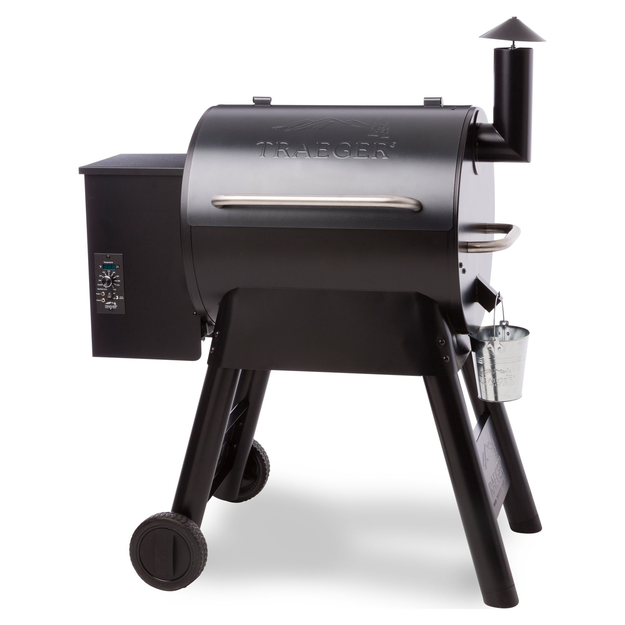 Traeger Black Pro Series 22 Wood pellet grill smoker