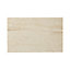 Travertina Beige Gloss Stone effect Ceramic Wall Tile of 15, (L)400mm (W)250mm
