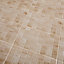 Travertina Beige Matt Marble effect Ceramic Wall Tile, Pack of 15, (L)400mm (W)250mm