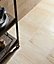 Travertina Beige Matt Stone effect Porcelain Floor Tile, Pack of 9, (L)400mm (W)400mm