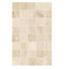 Travertina Light beige Gloss Décor Marble effect Ceramic Wall Tile Sample
