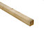 Treated Planed Round edge Treated Stick timber (L)2.4m (W)38mm (T)38mm, Pack of 8