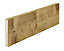 Treated Sawn Treated Stick timber (L)2.4m (W)125mm (T)22mm, Pack of 4