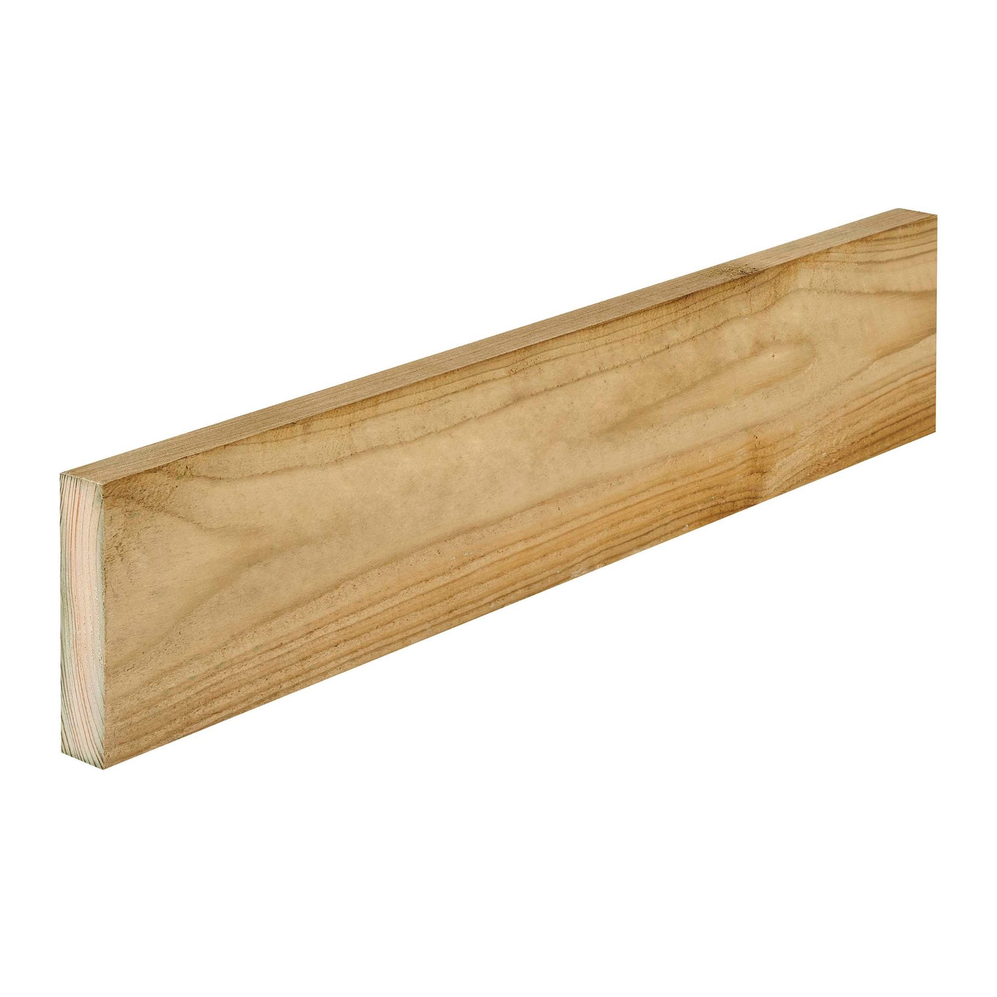 Treated Sawn Whitewood spruce Timber (L)2.4m (W)75mm (T)22mm, Pack of