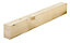 Treated Smooth Planed Round edge Treated Carcassing timber (L)2.4m (W)70mm (T)45mm, Pack of 6
