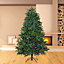 Treebrights 1000 Multicolour LED String lights with 5m Green cable