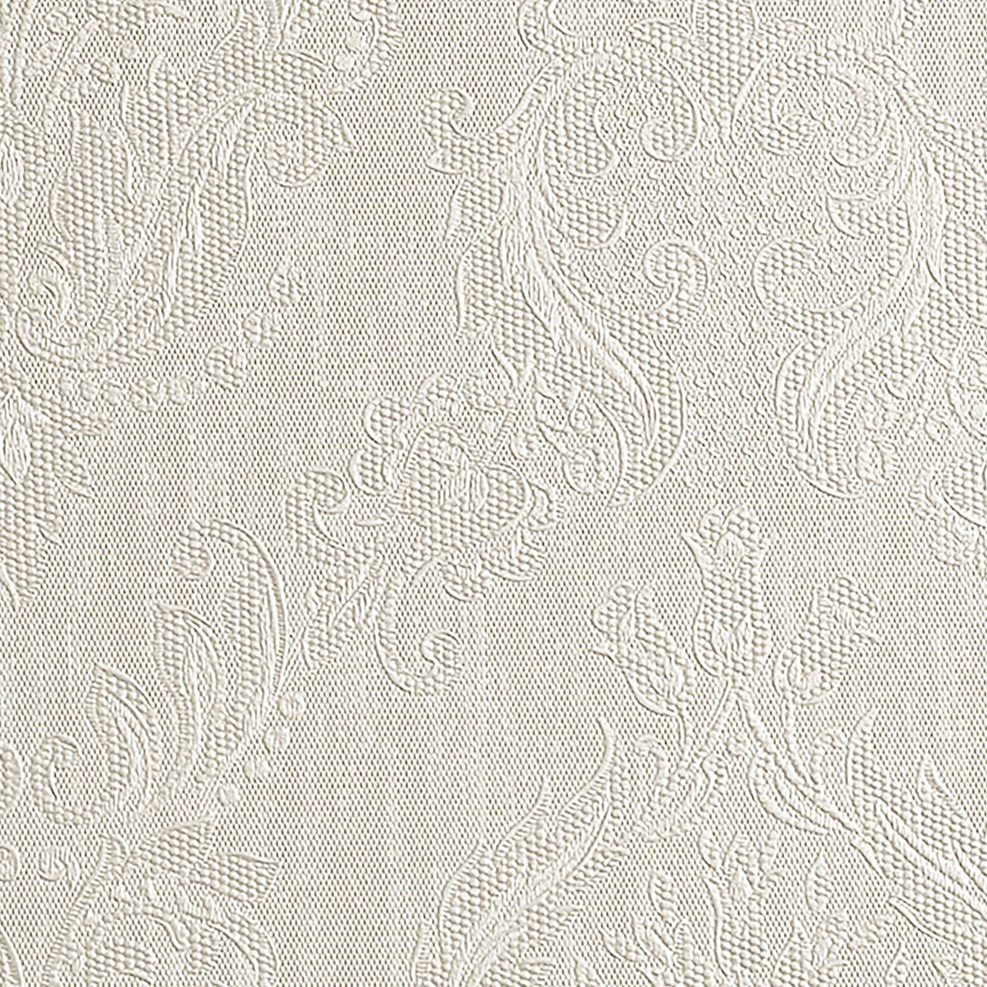 Tregenna Cream Damask Textured Wallpaper