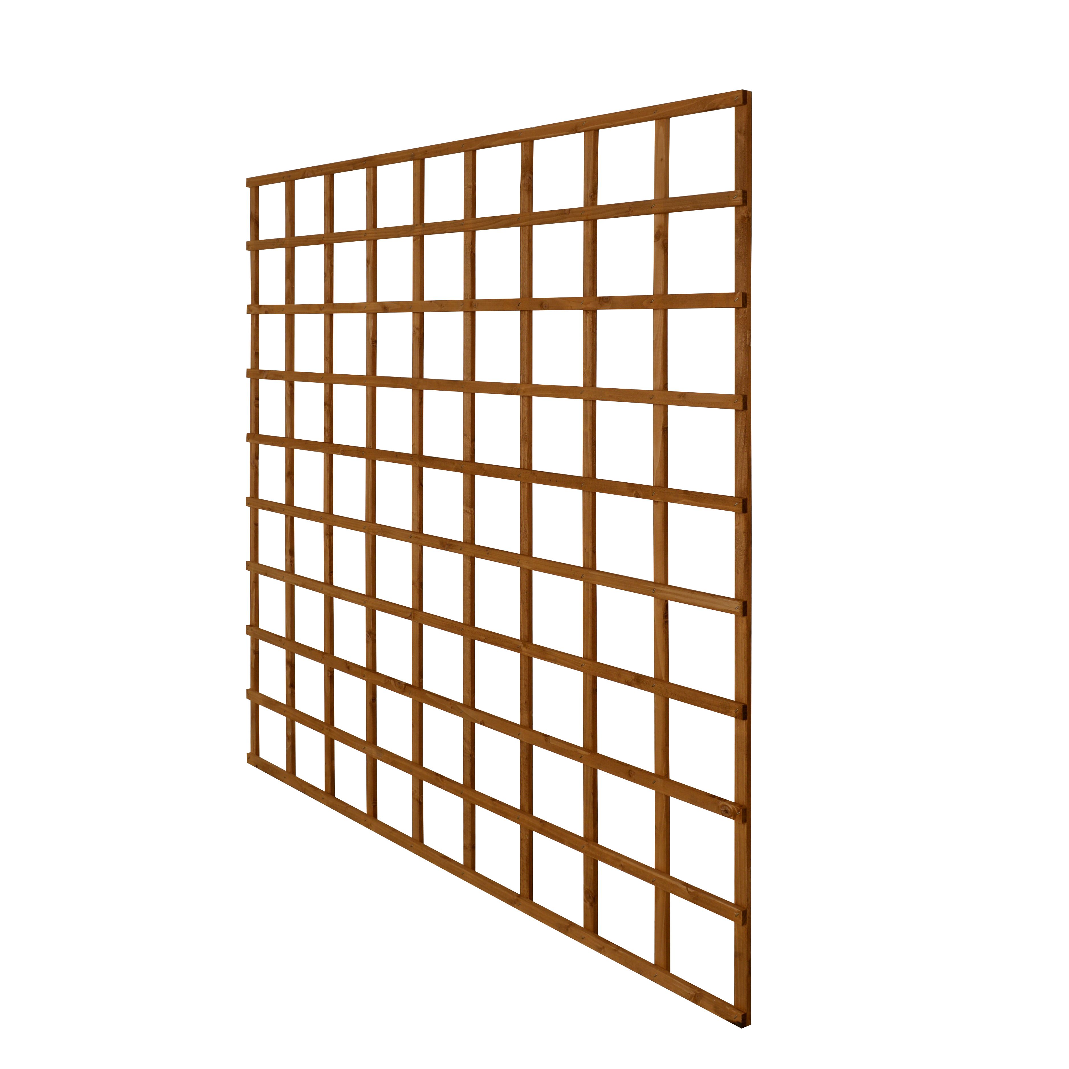 Trellis panel (W)1.83m (H)1.83m, Pack of 4 DIY at B&Q