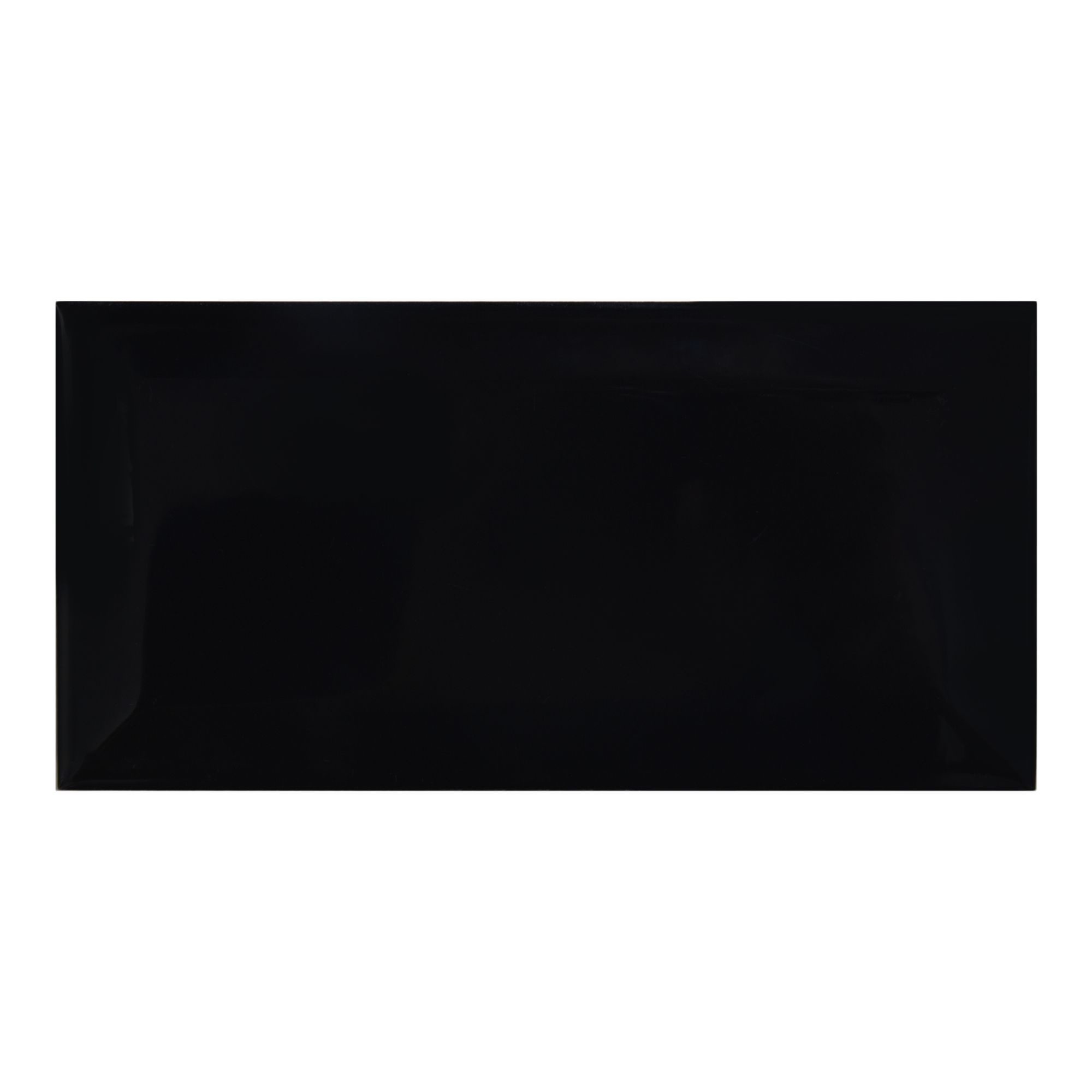 Trentie Black Gloss Metro Ceramic Indoor Wall tile
