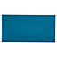 Trentie Blue Gloss Metro Ceramic Indoor Wall Tile, Pack of 40, (L)200mm (W)100mm