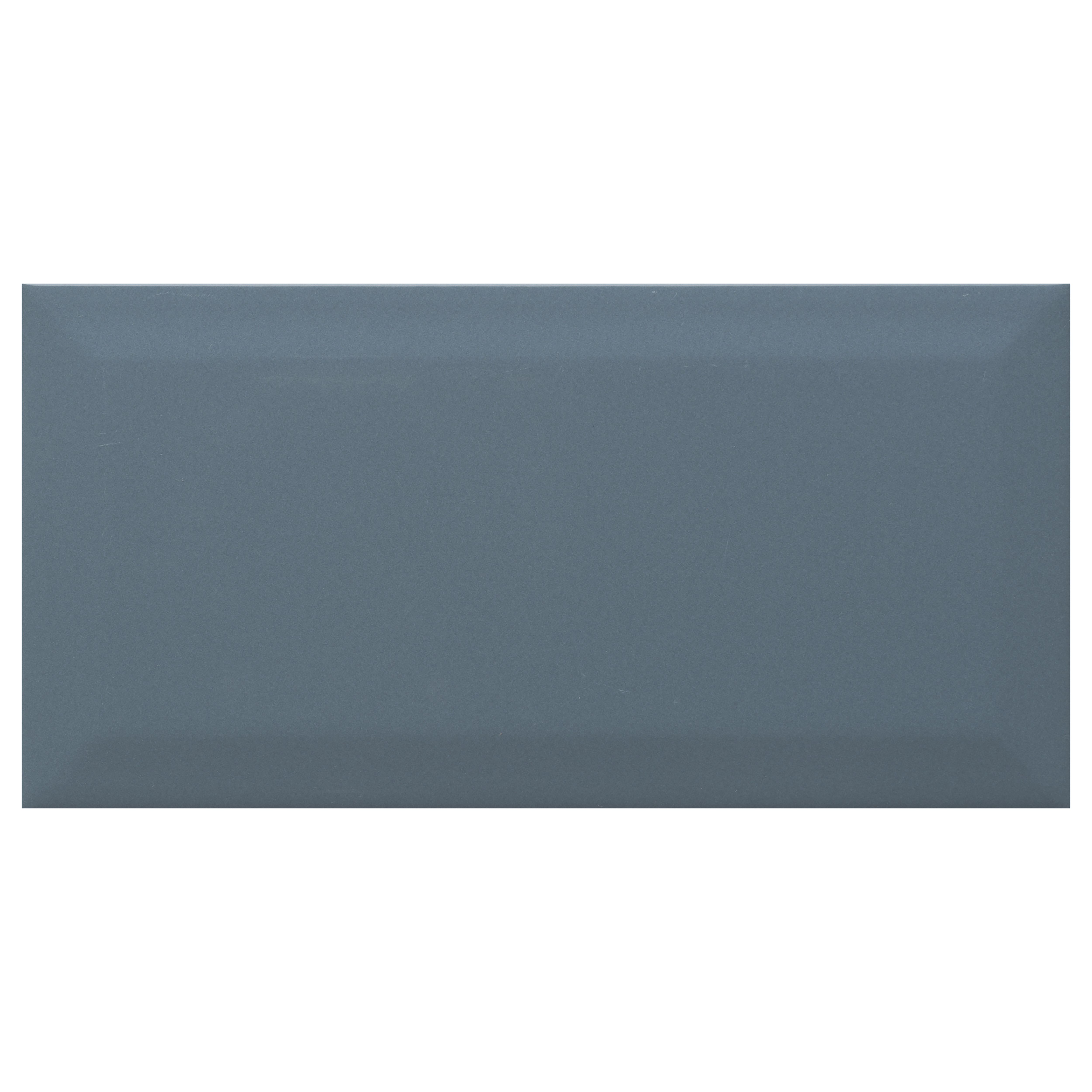 Trentie Blue Gloss Textured Ceramic Indoor Wall Tile, Pack of 50, (L)200mm (W)100mm
