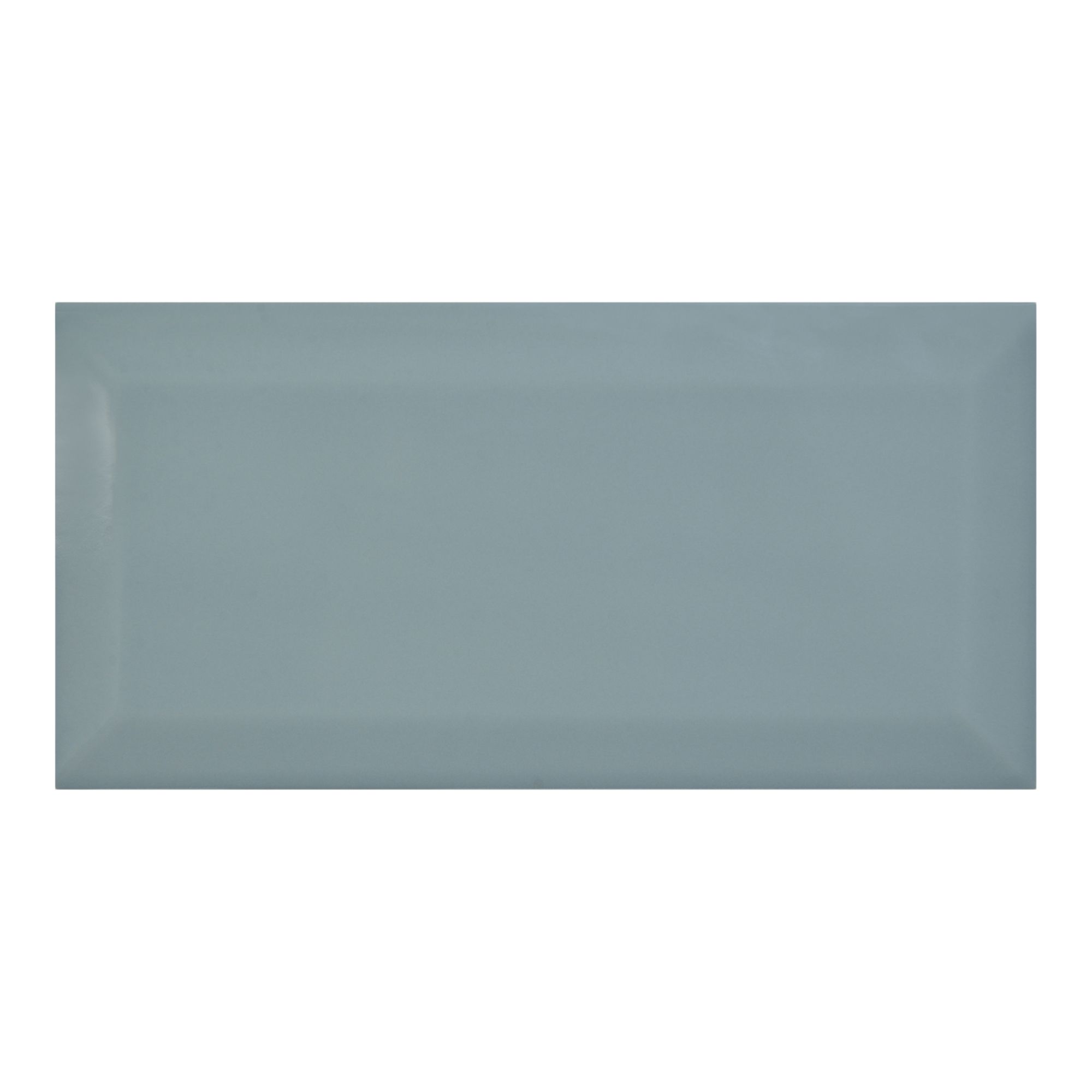Trentie Green Gloss Metro Ceramic Wall tile
