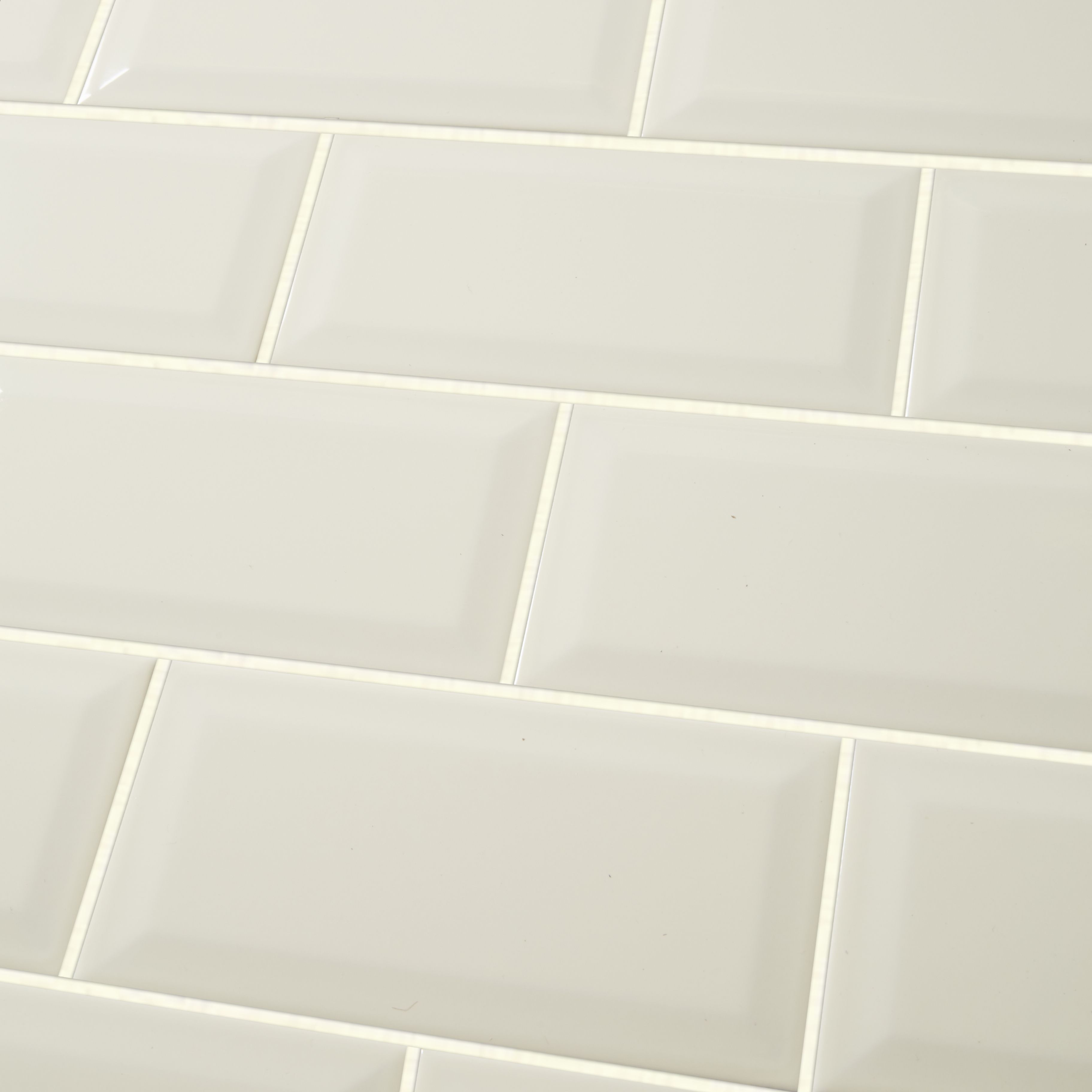 Trentie Ivory Metro Ceramic Wall tile - 4